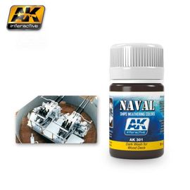 Peinture Ak Interactive Weathering Ak301 Dark Wash For Wood Decks-Ak Interactive