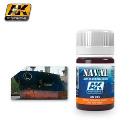 Peinture Ak Interactive Weathering Ak304 Brown Streaking Grime For Red Hulls-Ak Interactive