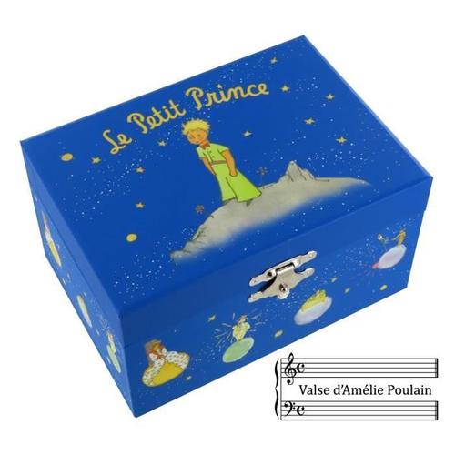 Valse D'amélie Poulain - Boîte À Musique / Coffret Musical / Boîte À Bijoux Musicale Avec Le Petit Prince Et Le Renard Tournants