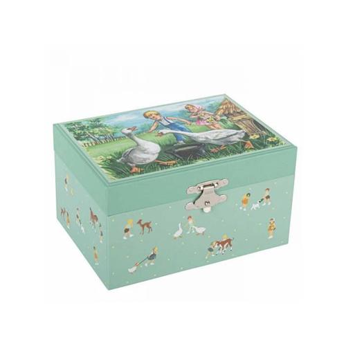 Coffret Musical Oies - Trousselier - Mémoire D'enfance Jeanne Lagarde - Vert - Dès La Naissance