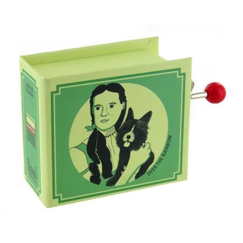 Boîte À Musique À Manivelle En Carton En Forme De Livre - Lutece Creations - Le Magicien D'oz - 18 Notes