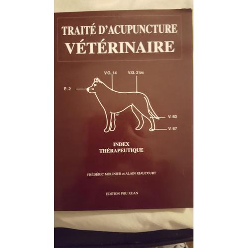 Traité D'acupuncture Vétérinaire - Index Thérapeutique