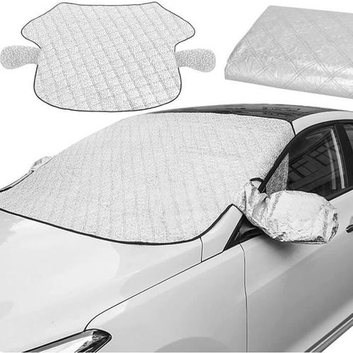 SPRINGOS® Couverture Pare-Soleil Voiture Magnétique Bâche Pare Brise Protection Universelle Protège Soleil, UV, Givre
