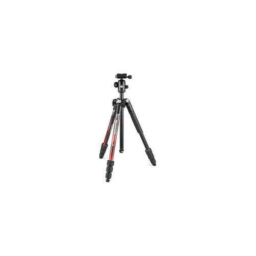 Trépied MANFROTTO Element MII Aluminium Red 4 Sections BH