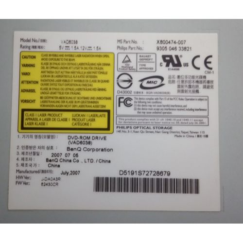Lecteur Xbox 360 Vad6038
