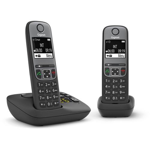 Téléphone sans fil GIGASET A605A Duo Noir