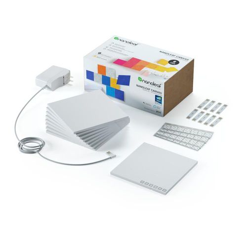 Jeu Lumières Nanoleaf Canvas Smarter Kit De 9 Pièces