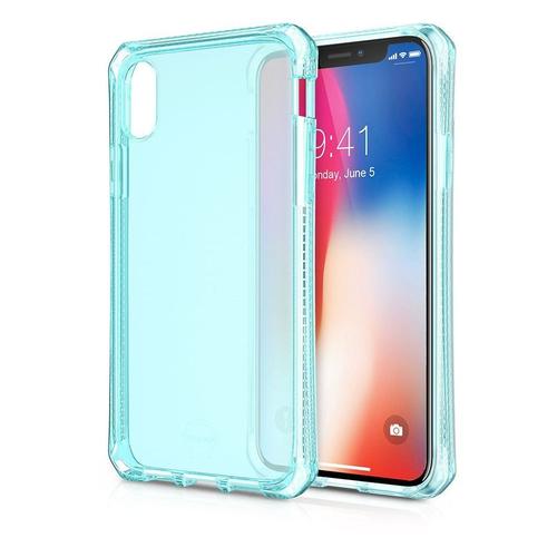 Coque Semi-Rigide Itskins Spectrum Bleue Translucide Pour Iphone X