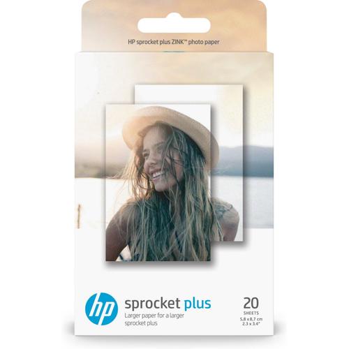 Papier photo HP 20 feuilles ZINK pour Sprocket Plus