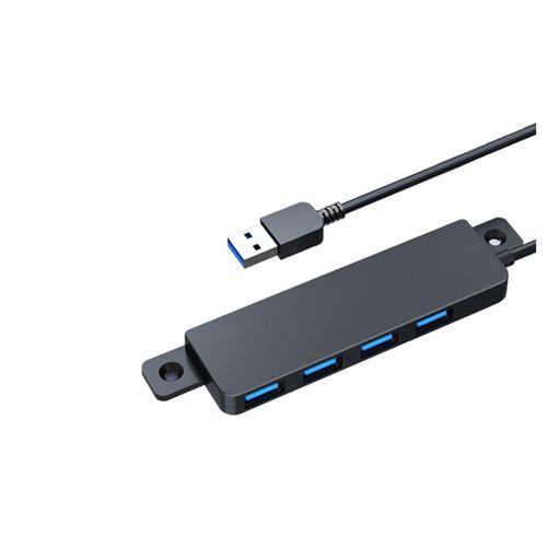 Hub USB 3.0 Multi Splitter 4 Ports avec Alimentation de Charge pour Smart Phone Computer Pro PC C, 60 Cm