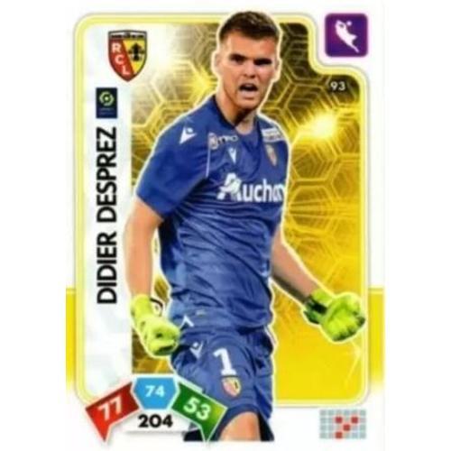 93 Didier Desprez - Rc Lens - Panini Adrenalyn Xl Ligue 1 - 2020-2021 Carte Football