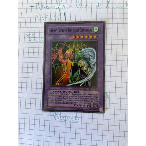 Yu Gi Oh - Homme-Oiseau De Feu, Héros Elémentaire - Dpi-Fr010
