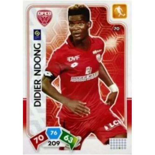 70 Didier Ndong - Dijon Fco - Panini Adrenalyn Xl Ligue 1 - 2020-2021 Carte Football