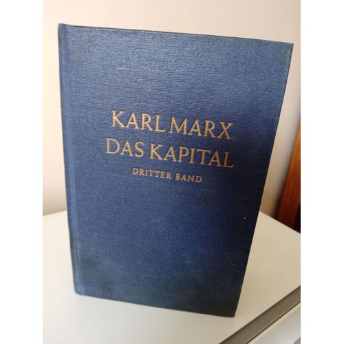 Karl Marx Das Kapital Dritter Band