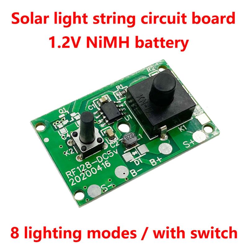 Carte de Commande ChaNe Lampe Solaire 1.2V avec Interrupteu... - 3