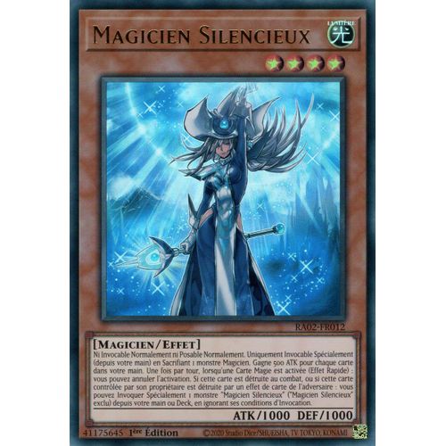Yu Gi Oh Ra02 Fr012 Magicien Silencieux Ultra Rare