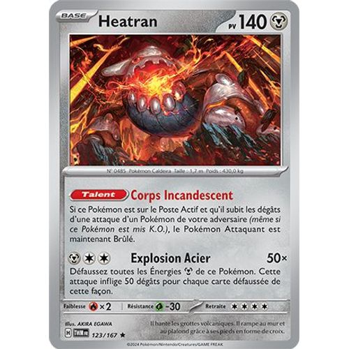 Heatran - Holo - 123/167 - Mascarade Crepusculaire