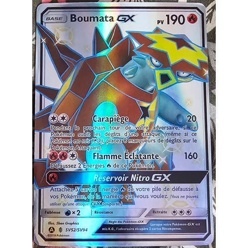 Carte Pokémon Boumata Gx Pv 190