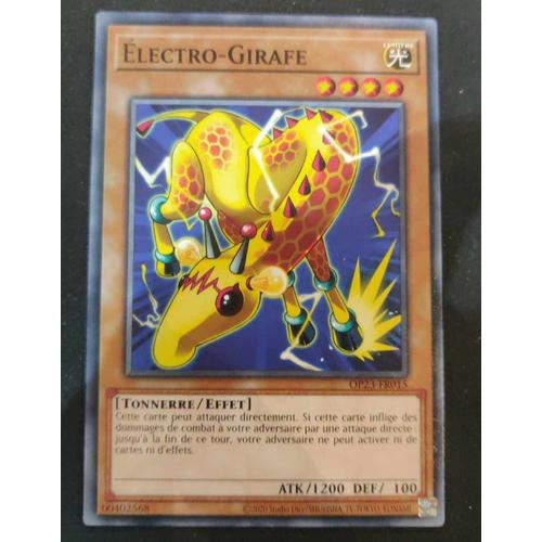 Yu Gi Oh Op23 Fr015 Electro Girafe