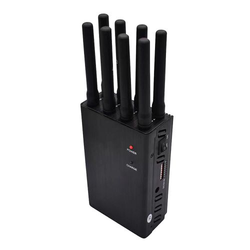 Bloqueur de Signal GPS 8 Antennes 2G 3G 4G GPS WiFi CaméRa Finder Pas de Positionnement et de Suivi GPS DéTecteur GPS (Prise UE)