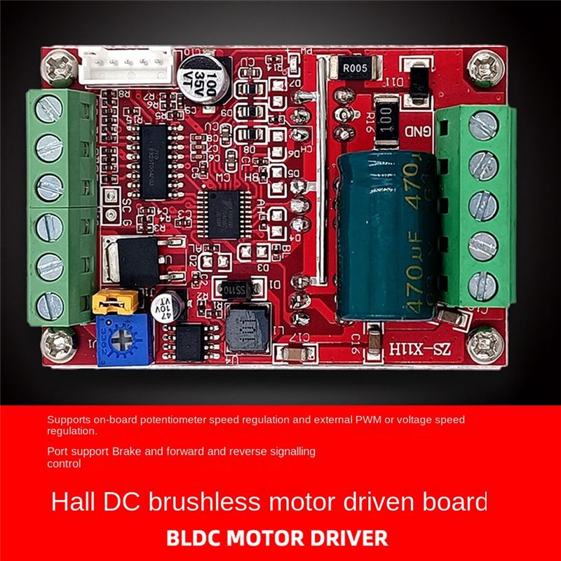 6-60V BLDC Triphas DC ContrLeur de Moteur Brushless 400W P... - 3