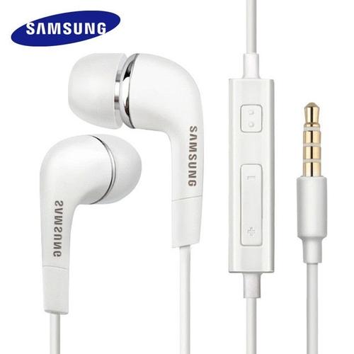 Samsung ecouteurs d'origine EHS64 casques avec Microphone intégré 3.5mm  dans l'oreille filaire écouteur pour Smartphones Galaxy S3 S6 S8 - Type  White