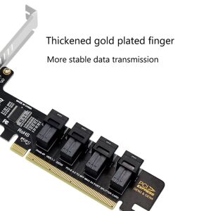 Adaptateur M.2 Vers SFF-8643 - Connexion SSD NVMe U.2, PCIe 3.0 X4, Pour Stockage Haut Débit