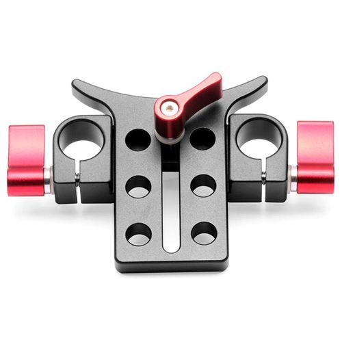 Clip de Tube D'Extension D'Adaptateur de Support de TéLéObjectif en Alliage D'Aluminium 15MM pour Appareil Photo Reflex NuméRique 5D3 5D2 SLR, Rouge
