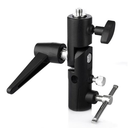 Support de Pivotant pour Parapluie 1/4 Pouces 3/8 Studio Photo Speedlight LumièRe Accessoires