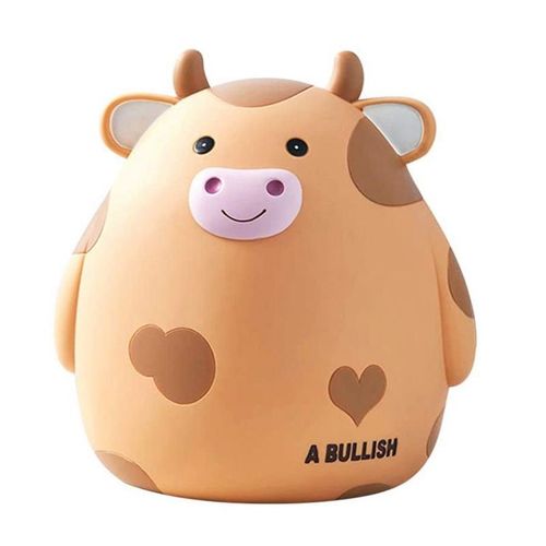 Tirelire, Tirelire De Vache Pour Garçons Et Filles, Tirelire Incassable Pour Enfants, Meilleur Anniversaire Pour Enfants, Jaune