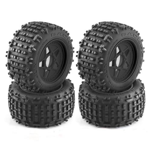 4 Pièces 152 Mm 1/8 1/10 Pour Pneu Truck Avec Roue Hexagonale 12 Mm 14 Mm 17 Mm Pour Sledge E- Arrma Kraton Outcast, 1