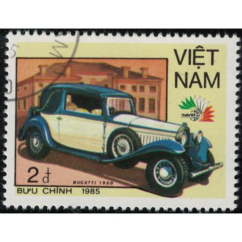 Vietnam 1985 Oblitéré Used Transports Voiture Car Bugatti 1930 Su