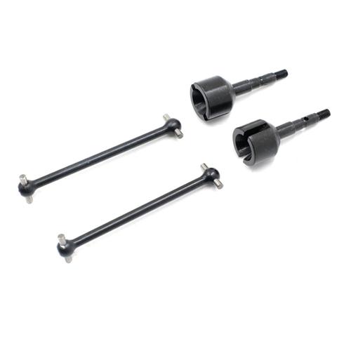 2pcs Arbre D'entraînement Arrière En Métal Cvd Pour Arrma 1/10 Tension 2wd Rc Voiture Mise À Niveau Pièces Accessoires,1