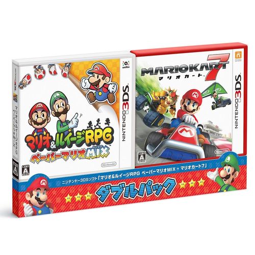 Mario & Luigi Rpg Paper Mario Mix & Mario Kart 7 [Double Pack] - 3ds (Japon)