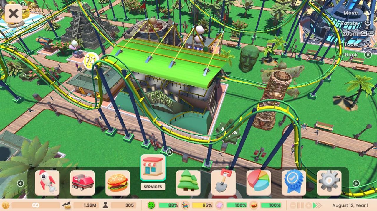 Rollercoaster Tycoon (Adventures Deluxe) Ps5