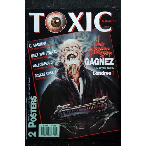 Toxic N° 5 - G. Eastman - Meet The Feebles - Halloween 5 - Basket Case 2 + Posters - 52 Pages - 1989 12