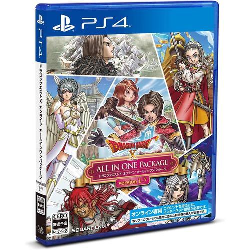 Dragon Quest X Online All-In-One Package Version (Version 1 - 7) (Code In A Box) - Ps4 (Japon)