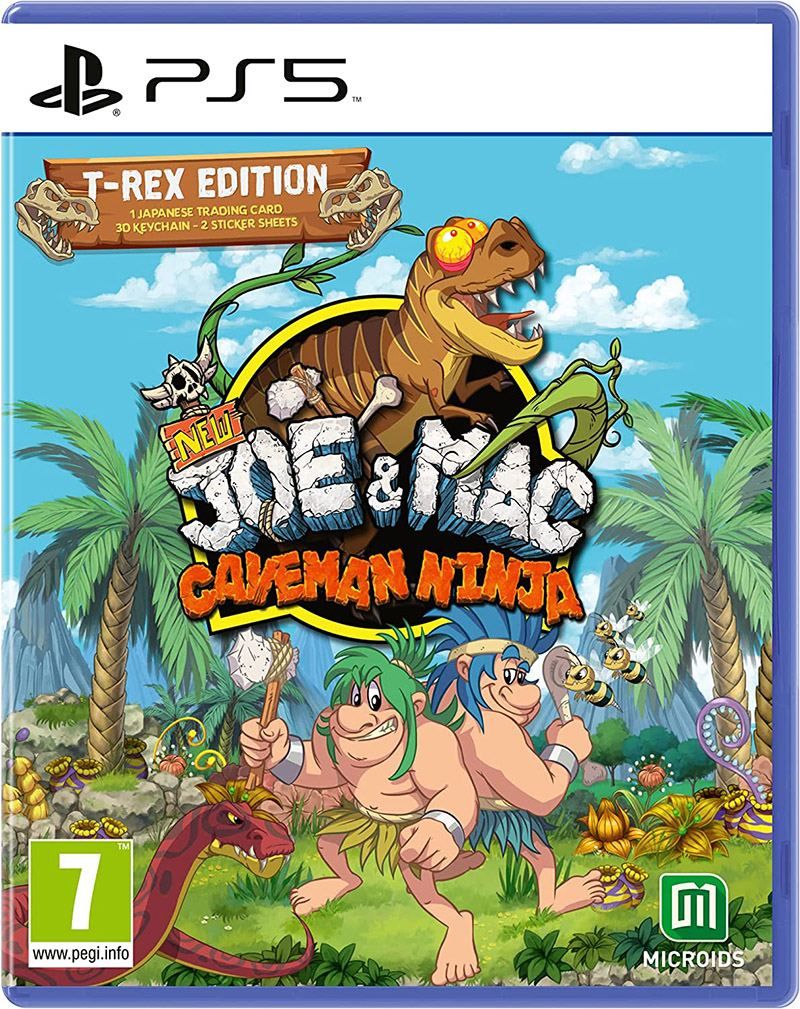 New Joe & Mac : Caveman Ninja T-Rex Edition Ps5