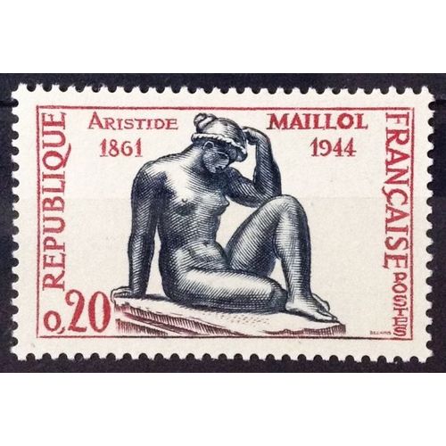 Maillol 0,20 (Impeccable N° 1281) Neuf** Luxe (= Sans Trace De Charnière) - France Année 1961 - Brn83 - N30134
