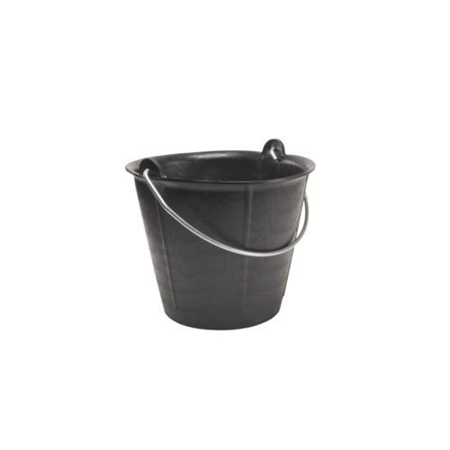 Rubi 88776 - Seau de maçon avec graduation - renforcé - 12L - noir