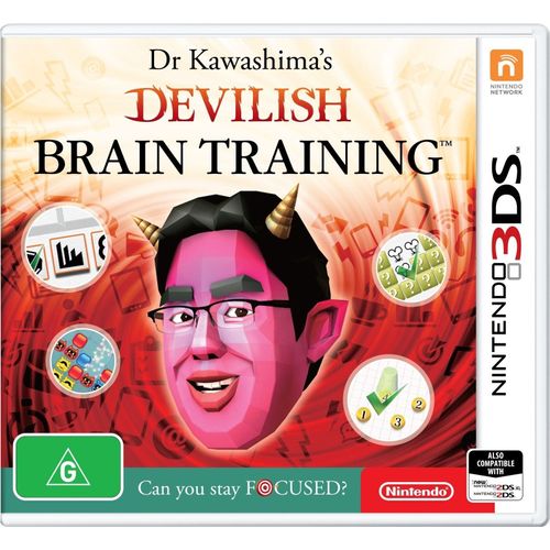 Dr. Kawashima's Devilish Brain Training: Can You Stay Focused? - 3ds (Australie)