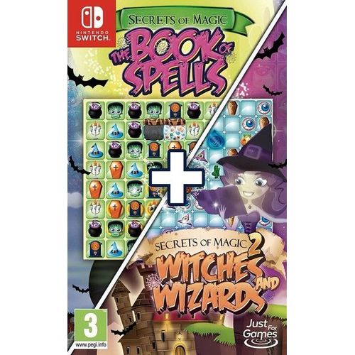 Secrets Of Magic Double Pack (1+2) : The Book Of Spells + Witches And Wizards Switch