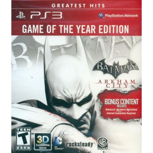 Batman : Arkham City Game Of The Year Edition Ps3