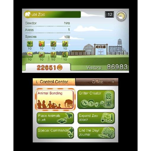 Zoo Resort - 3ds (Us)