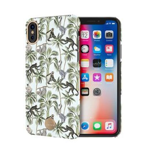 Coque Premium Crystal Jaipur Lemurien Bleu: Iphone X/Xs