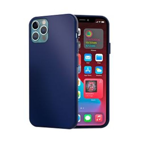 Mag Case Coque Silicone Iphone 12 Pro Max Bleu Nuit