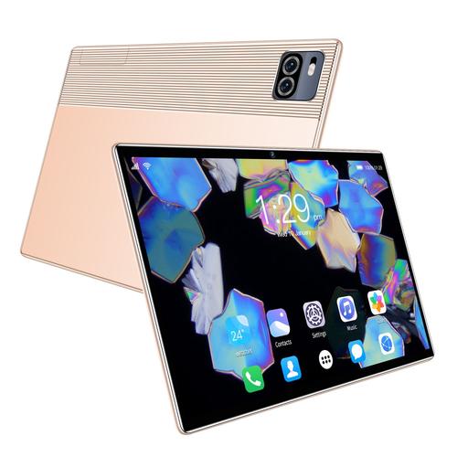 Tablette Android x101 2024 mémoire d'exécution 8gb + 256gb écran HD de 10.1 pouces - Or