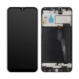 Écran Lcd Oem Noir Et Numériseur+Partie Du Cadre De Montage Pour Samsung Galaxy A10 A105 A105f Mmk1