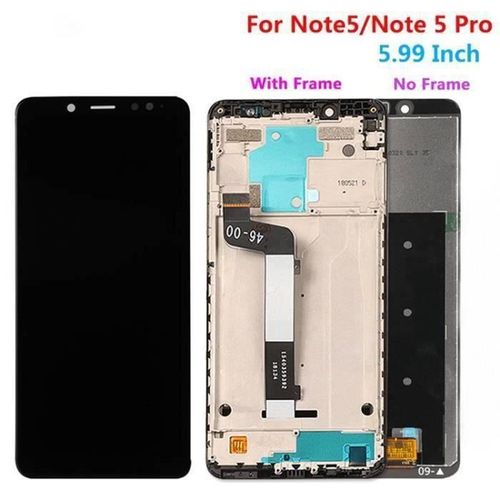 Noir Ecran Complet +Lcd Vitre Tactile+Sans Châssis Pour Xiaomi Redmi Note 5-Note 5 Pro La32924