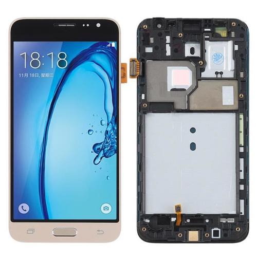 Wowsuper - Or Ecran Vitre Tactile Lcd Pour Samsung Galaxy J3 2016 (J320) Avec Chasamsung Galaxyis Cadre